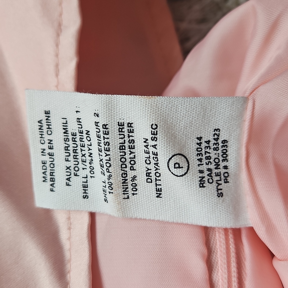 NWT AvecLes Filles Pink Faux Fur Sleeveless Top - Picture 4 of 4